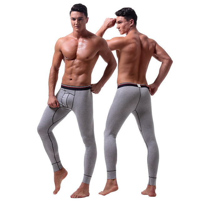 Men's Single Thin Cotton Long Johns