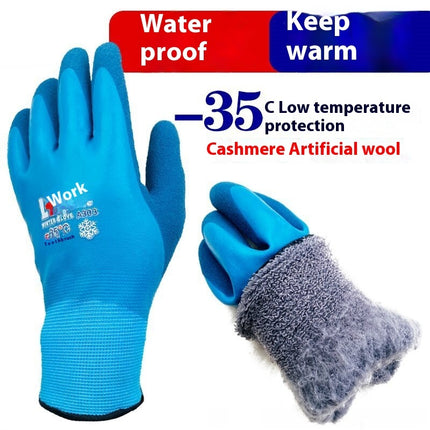 Fishing Waterproof Cold-proof Wear-resistant Gloves