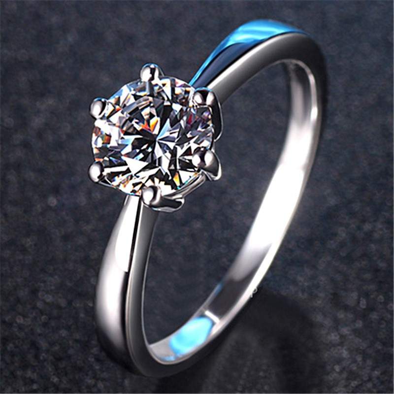 High Carbon Diamond Ring