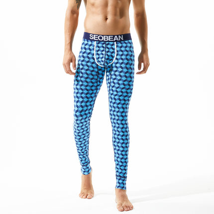 Men's Long Johns Elastic Breathable Cotton