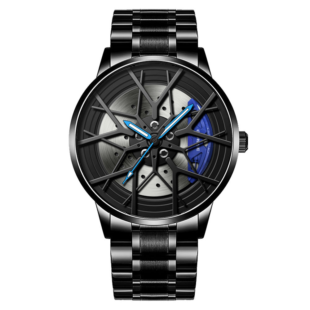 Men's Luminous Wheel Watch