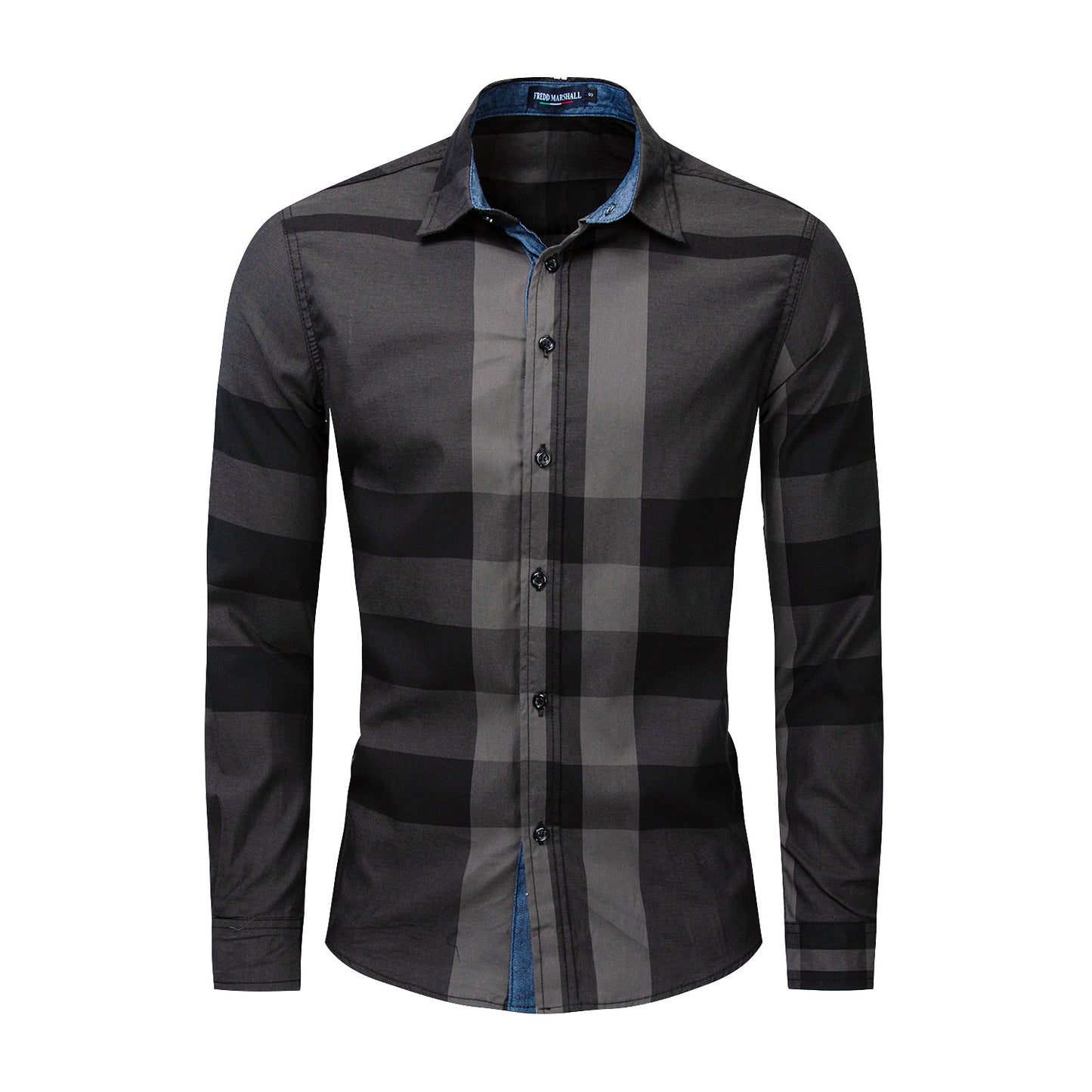 Men's Cotton Long-sleeved Shirt