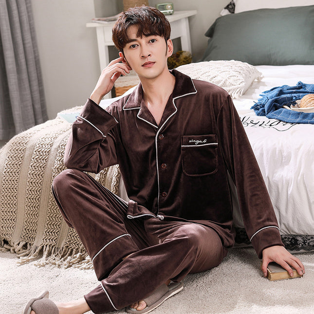 Double-sided velvet couple Loungewear