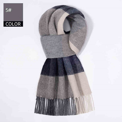 Winter New Men's Cashmere Scarve