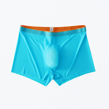 Men's Ice Silk Orange Edge Seamless Briefs