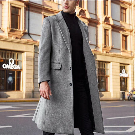 Men's Long Trench