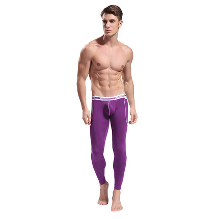 Men's Soft Fabric Slim-fit Stretch Long Johns