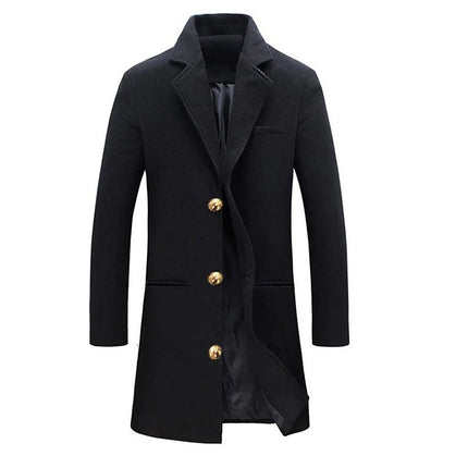 Woolen Men Trench