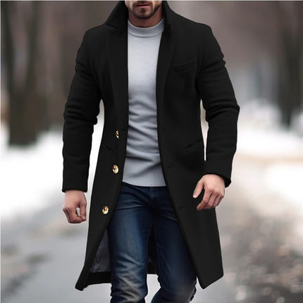 Woolen Men Trench