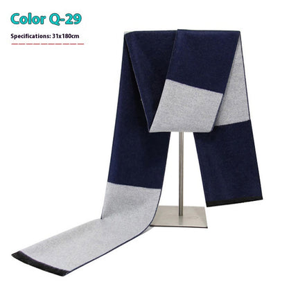 New Men's Winter Warm Cashmere-like Business Scarve