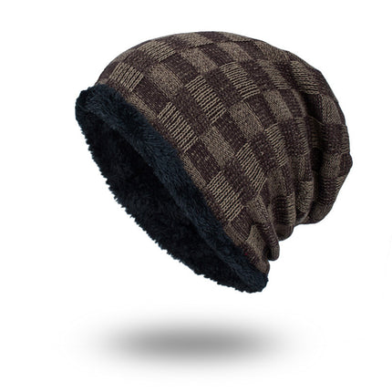 Wool and Plus Velvet Warm Hat