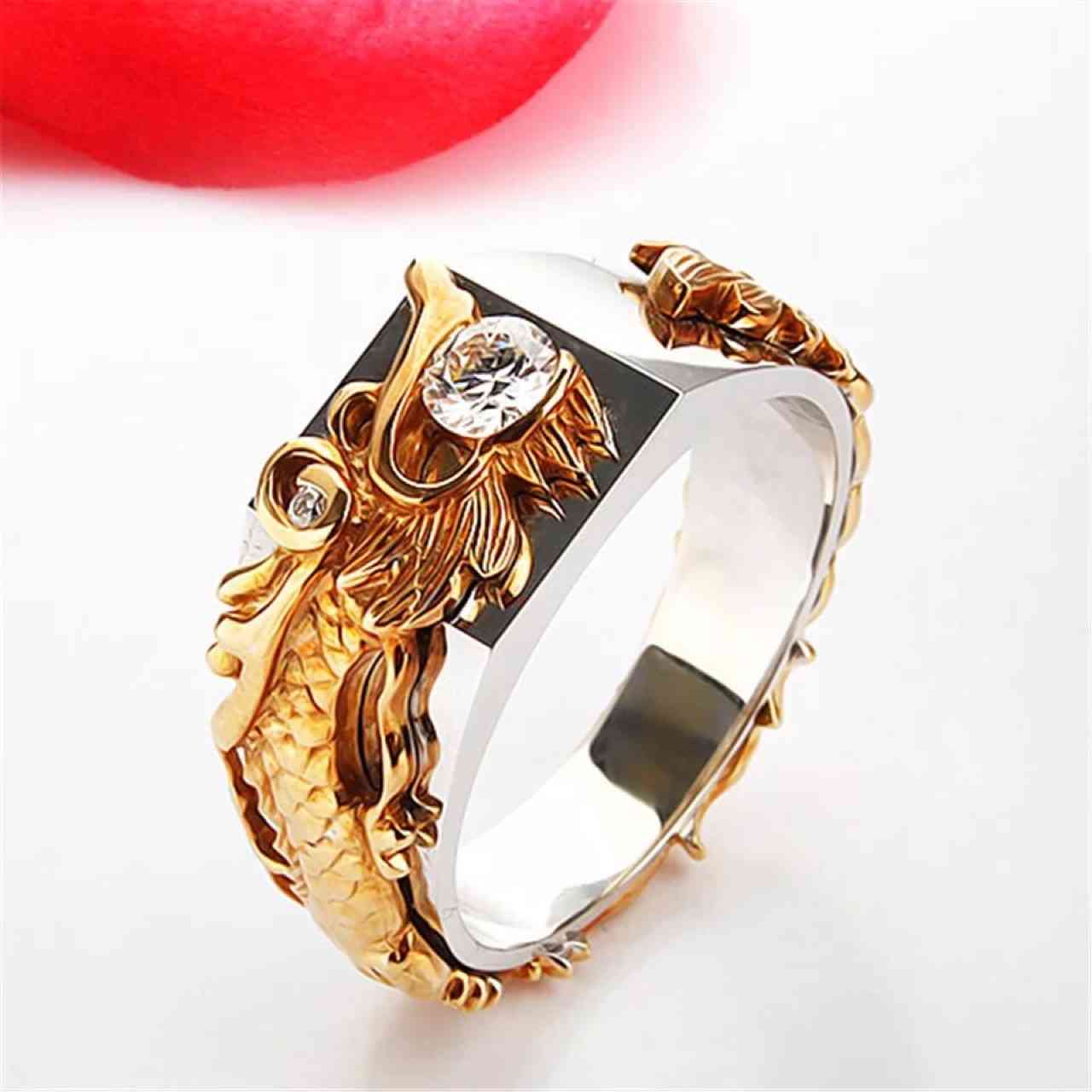 Zircon Rhinestone Ring