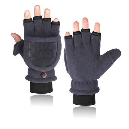 Flip Touch Screen Half Finger Gloves