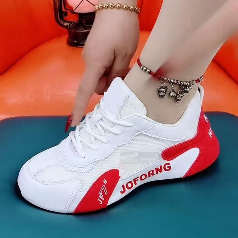 Soft Bottom Double Net Breathable Clunky Sneakers