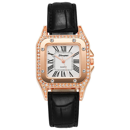 Square Diamond Belt Women's Watch