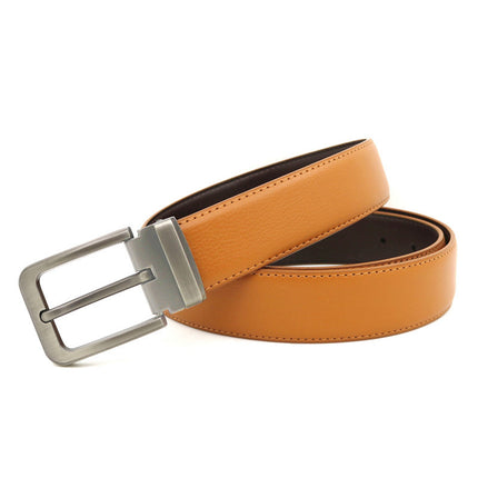 Men's Casual Pin Buckle Leather Belt