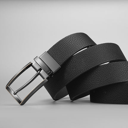 Rotatable Pin Buckle Two-color Double-sided Belt