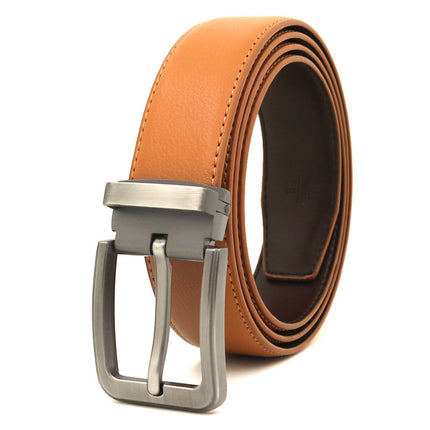 Men's Casual Pin Buckle Leather Belt