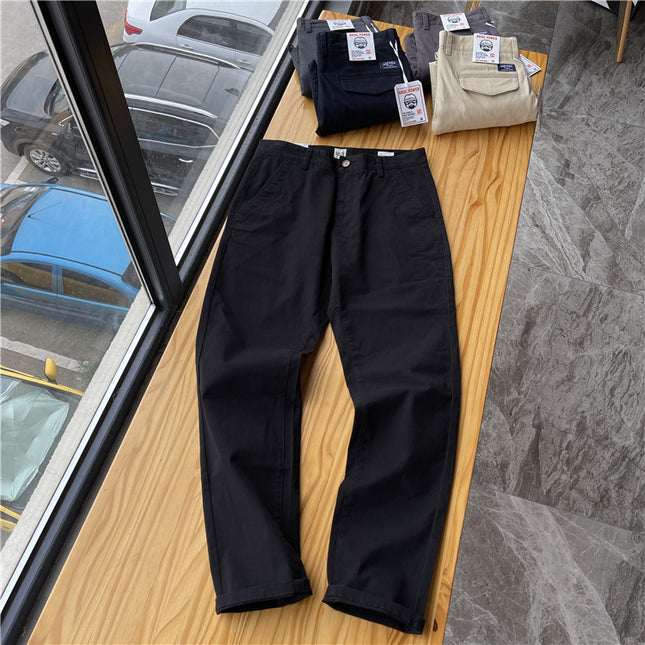 Men's Brushed Twill Straight Casual Pants