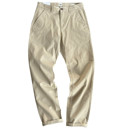 Men's Brushed Twill Straight Casual Pants