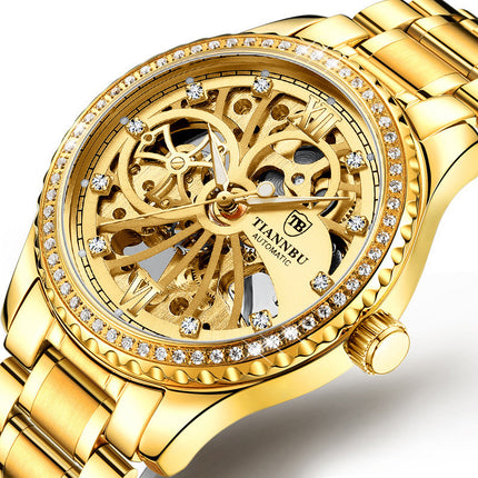 Diamond Automatic Mechanical Watch