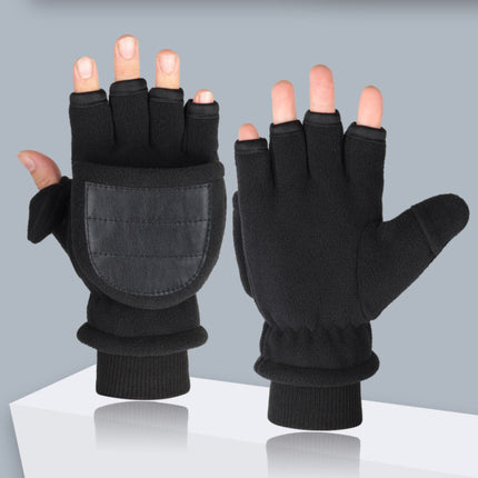 Flip Touch Screen Half Finger Gloves