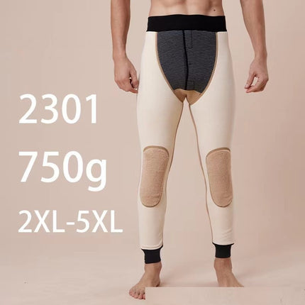 Men's Cotton Graphene Waist Support Long Johns