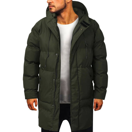 Casual Warm Hooded Long Snow Wear Down Jacket