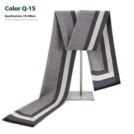 New Men's Winter Warm Cashmere-like Business Scarve