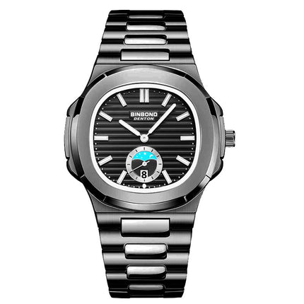 Men Steel Belt Quartz Watch