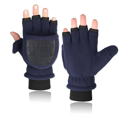 Flip Touch Screen Half Finger Gloves