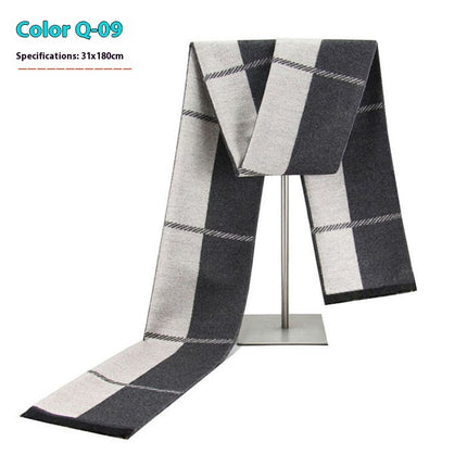 New Men's Winter Warm Cashmere-like Business Scarve