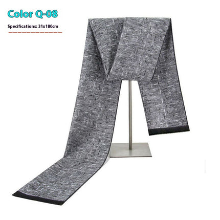 New Men's Winter Warm Cashmere-like Business Scarve