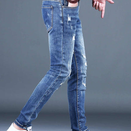 Men's Stretch Casual Slim-fit Jeans