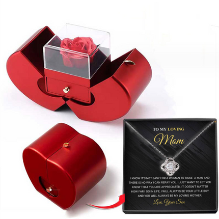 Christmas Gift Necklace Box