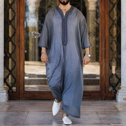 Cotton Linen Loose Casual Robe