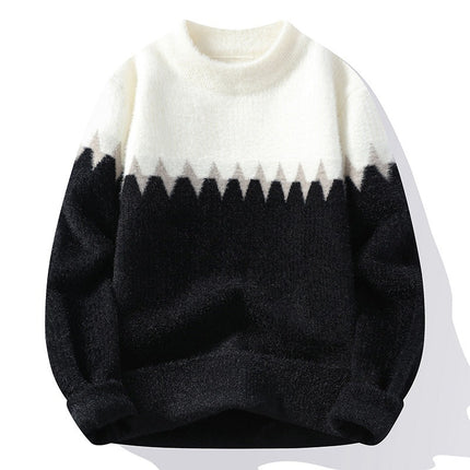 New Autumn And Winter Round Neck Men's Knitwear