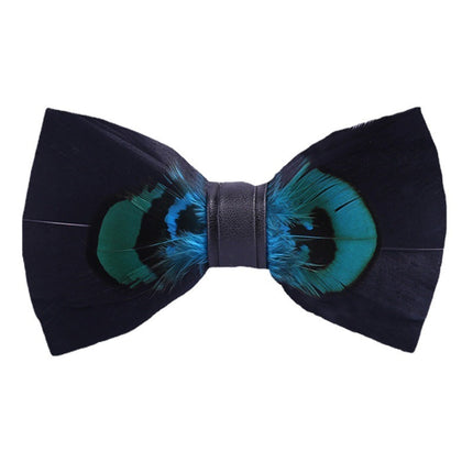 Feather Bow Tie