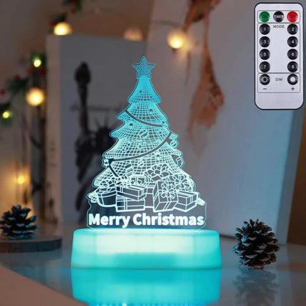 Christmas Decoration 3D Lamp