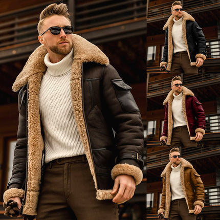 Fur Collar Men Jacket