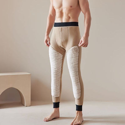 Men's Cotton Graphene Waist Support Long Johns