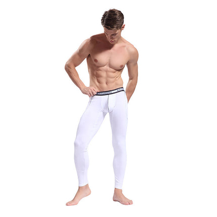 Men's Soft Fabric Slim-fit Stretch Long Johns