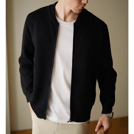 Men's Loose Casual Wool Knit Cardigan Jacket