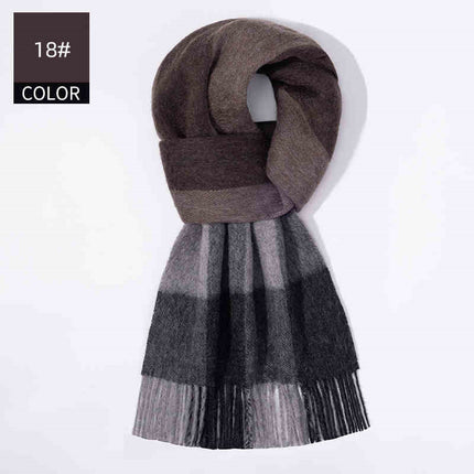 Winter New Men's Cashmere Scarve