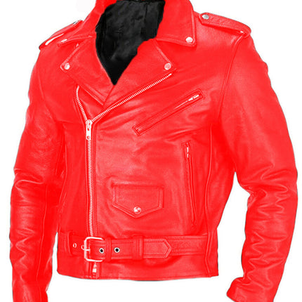 Motorcycle Men's Leather Jacket