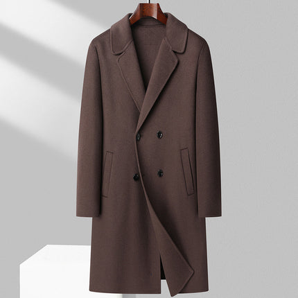 Winter Double-sided Woolen Man Trench