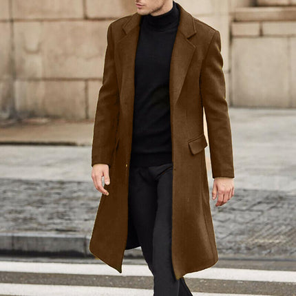 Men's Long Trench