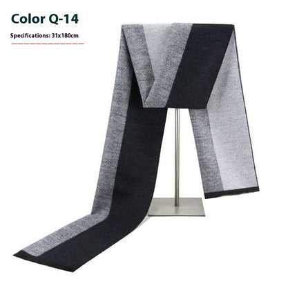 New Men's Winter Warm Cashmere-like Business Scarve