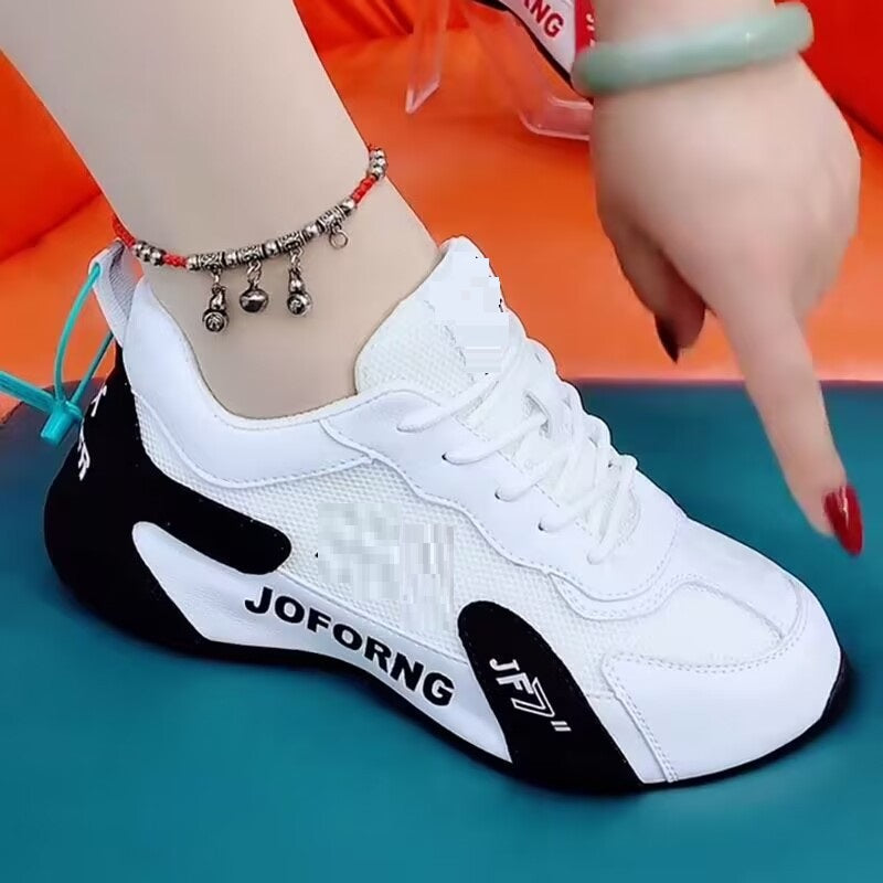 Soft Bottom Double Net Breathable Clunky Sneakers