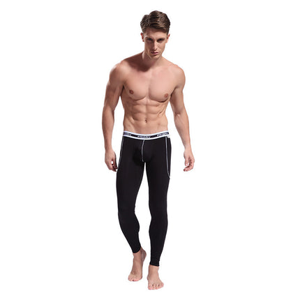 Men's Soft Fabric Slim-fit Stretch Long Johns